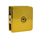 CLIP SENCILLO MURO A VIDRIO NEGRO ZAMAC