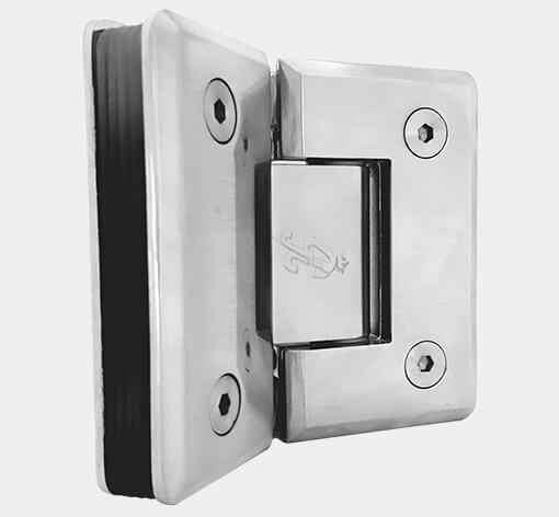 BISAGRA VIDRIO A VIDRIO 135° SATIN ZAMAC